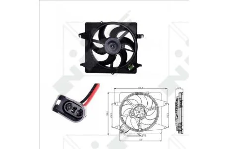 Вентилятор, охлаждение двигателя NRF 47019