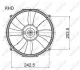 Вентилятор, охлаждение двигателя NRF 47045 (фото 1)