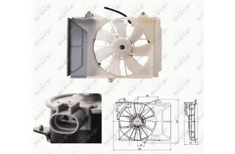 Вентилятор радіатора NRF 47697