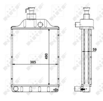 Радіатор NRF 501768