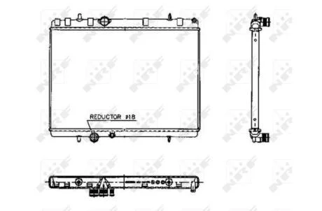Радіатор NRF 50436
