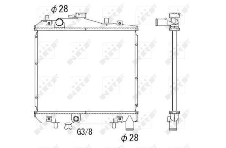 Радіатор NRF 506516