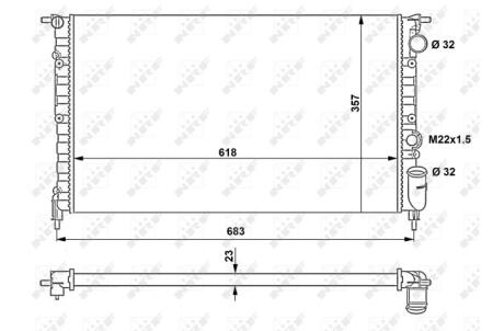 Автозапчасть NRF 507465