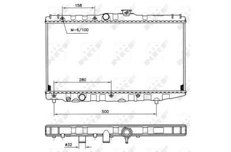 Радіатор NRF 507581