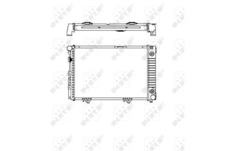Радіатор NRF 516574