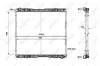 Радіатор системи охолодження NRF 519739 (фото 2)