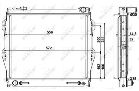 Радіатор NRF 52091