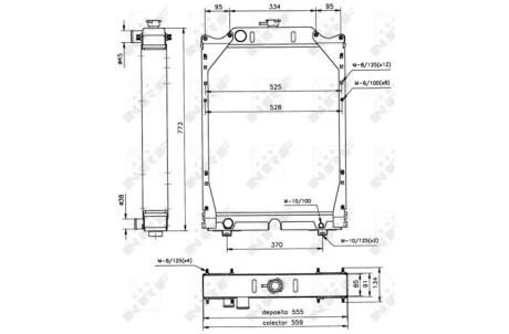 Радіатор NRF 52122