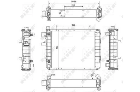 Радіатор NRF 52299