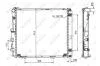 Радиатор охлаждения MERCEDES E-CLASS W 124 (84-) NRF 526573 (фото 2)