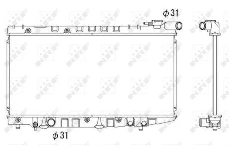 Радіатор NRF 526712