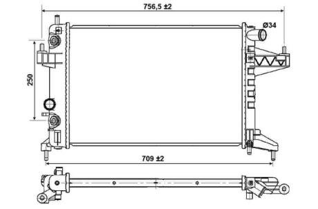 Радіатор NRF 53035