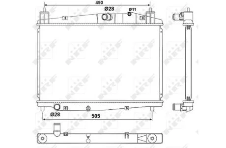 Радіатор NRF 53059