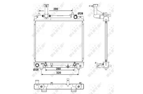 Радіатор NRF 53079