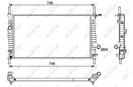 Радіатор NRF 53111