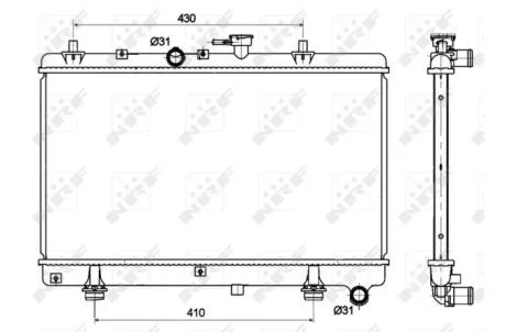 Сухар, склопідйомник NRF 53121