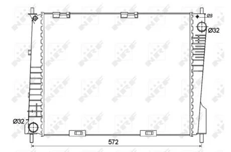Ремонтний комплект, склопідйомник NRF 53125