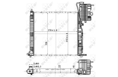 Радіатор NRF 53176
