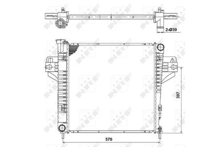 Радіатор NRF 53182