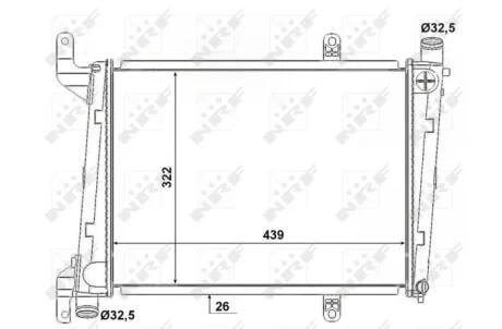 Радіатор NRF 53193