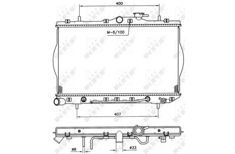 Радіатор NRF 53261