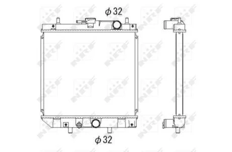 Радіатор NRF 53276