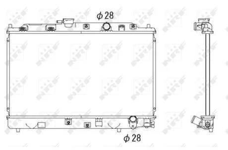 Радіатор NRF 53286