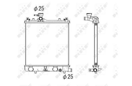 Ремонтний комплект, головний гальмівний циліндр NRF 53430