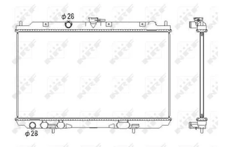 Радіатор охолоджування NRF 53435