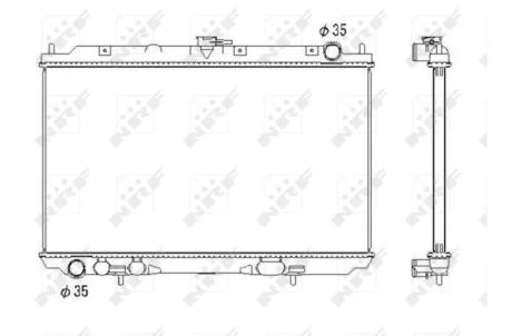 Радіатор NRF 53438
