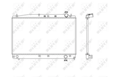 Ремонтний комплект, головний гальмівний циліндр NRF 53466