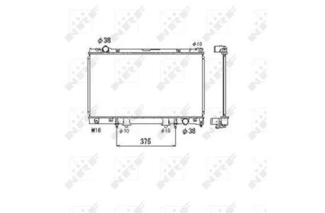 Радіатор NRF 53468