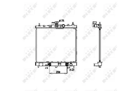 Радіатор NRF 53477