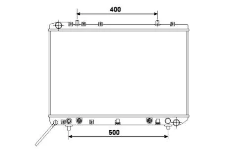 Радіатор NRF 53499