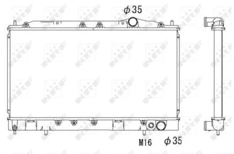 Радіатор NRF 53521