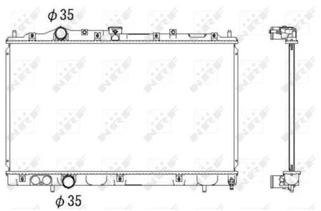 Радіатор NRF 53522