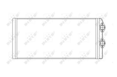 Радіатор нагрівача NRF 53545