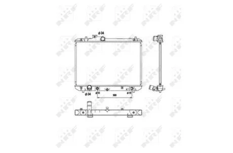 Радіатор охолоджування NRF 53578