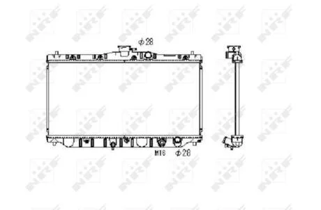 Радіатор NRF 536711