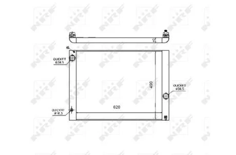 Датчик, кількість обертів колеса NRF 53724