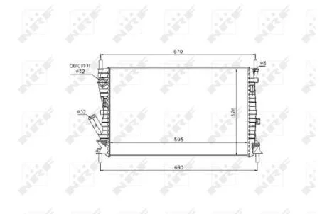 Конденсатор, система кондиціонування повітря NRF 53743