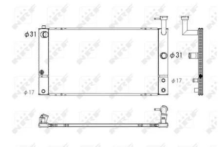 Конденсатор, система кондиціонування повітря NRF 53747