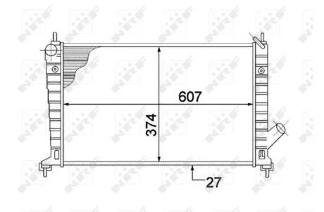 Радіатор NRF 53804