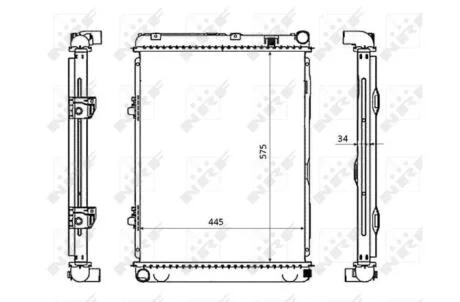 Радіатор NRF 53865