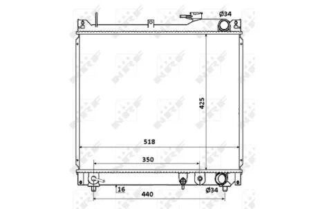 Радіатор NRF 53914