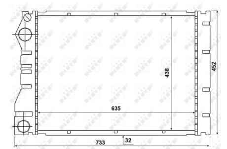 Датчик ABS, передний NRF 53975