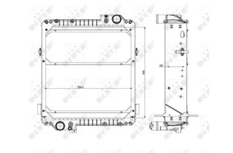 Радіатор NRF 54073