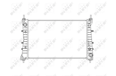 Радиатор охлаждения двигателя NRF 54503