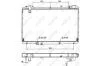 Радиатор охлаждения двигателя NRF 54750 (фото 2)