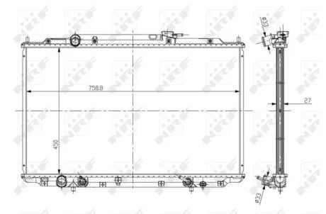 Радіатор NRF 56051